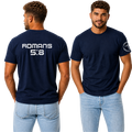 Jesus Frees - G20 Navy Ultra Cotton Men's T-Shirt - Font 49 White