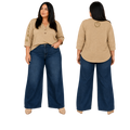 Jesus Frees™ Apparel | Women's Beige Long Sleeve Scripture Shirt | 223 Brown
