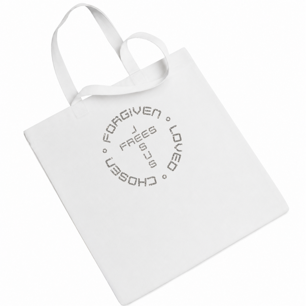 Jesus Frees - "Tote the Truth" - Montana Mountains Font 49  Super Sparkle