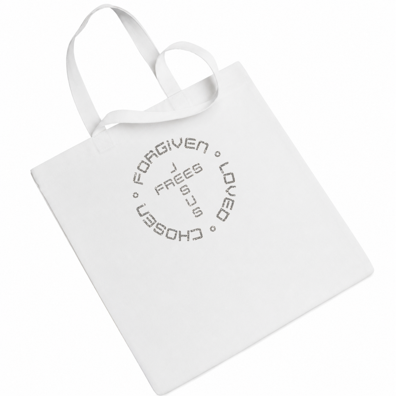 Jesus Frees - "Tote the Truth" - Montana Mountains Font 49  Super Sparkle