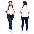 Jesus Frees - SICU Oversized Short Sleeve Women's Shirt - 1 Corinthians 13:4 - Font 126 Pink & Black