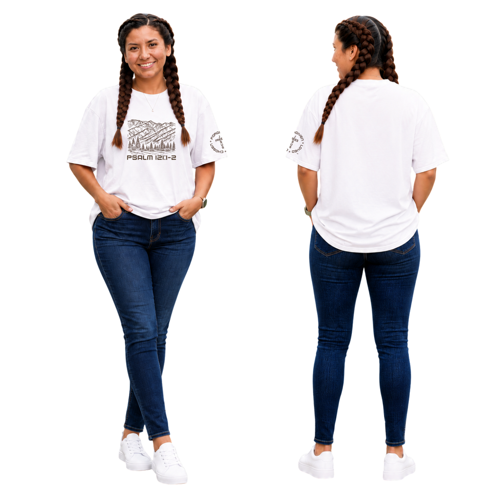 Jesus Frees - SICU Oversized Short Sleeve Women's Shirt - Font 49 Brown Montana