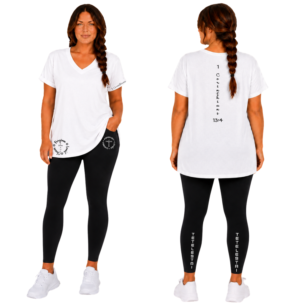 Jesus Frees - V-Neck Short Sleeve T-Shirts - 223 Black