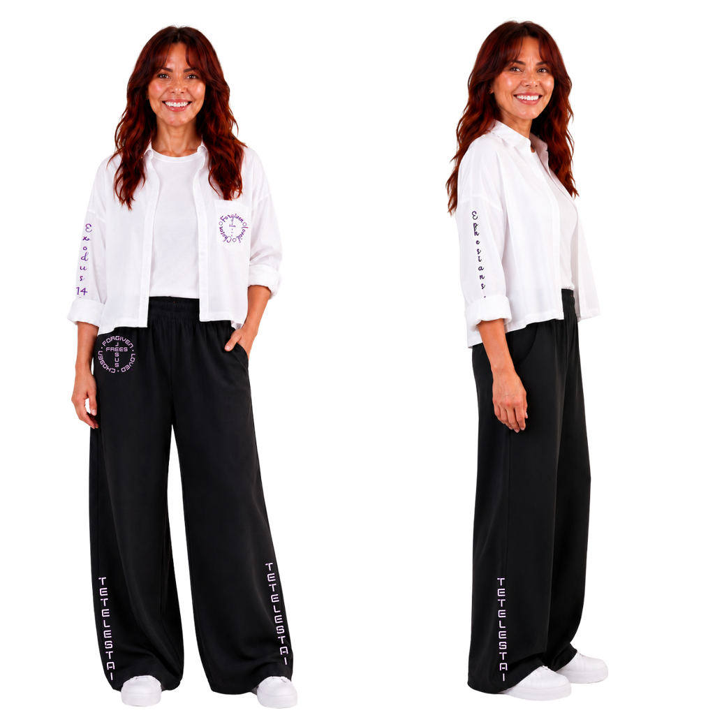 Jesus Frees - Cropped Lite Long Sleeve White Summer Jacket - Font 223