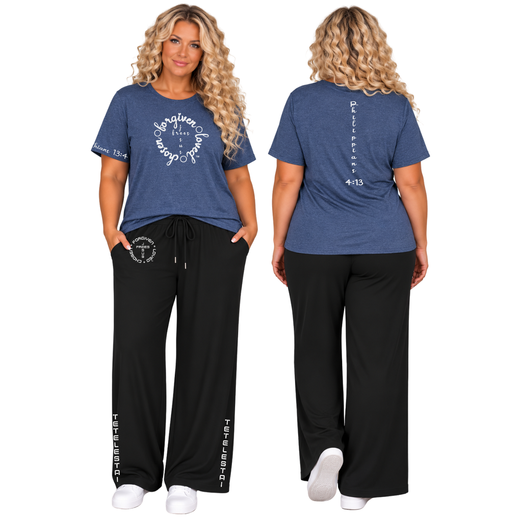 Jesus Frees™ Apparel | Women's Plus Size Scripture Shirt | MK