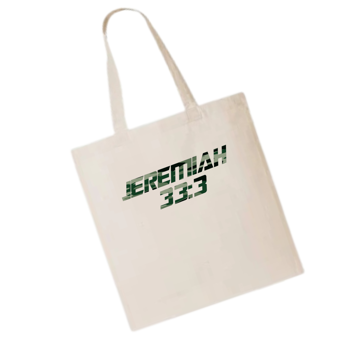 Jesus Frees - "Tote the Truth" - Font 153 Camo Green