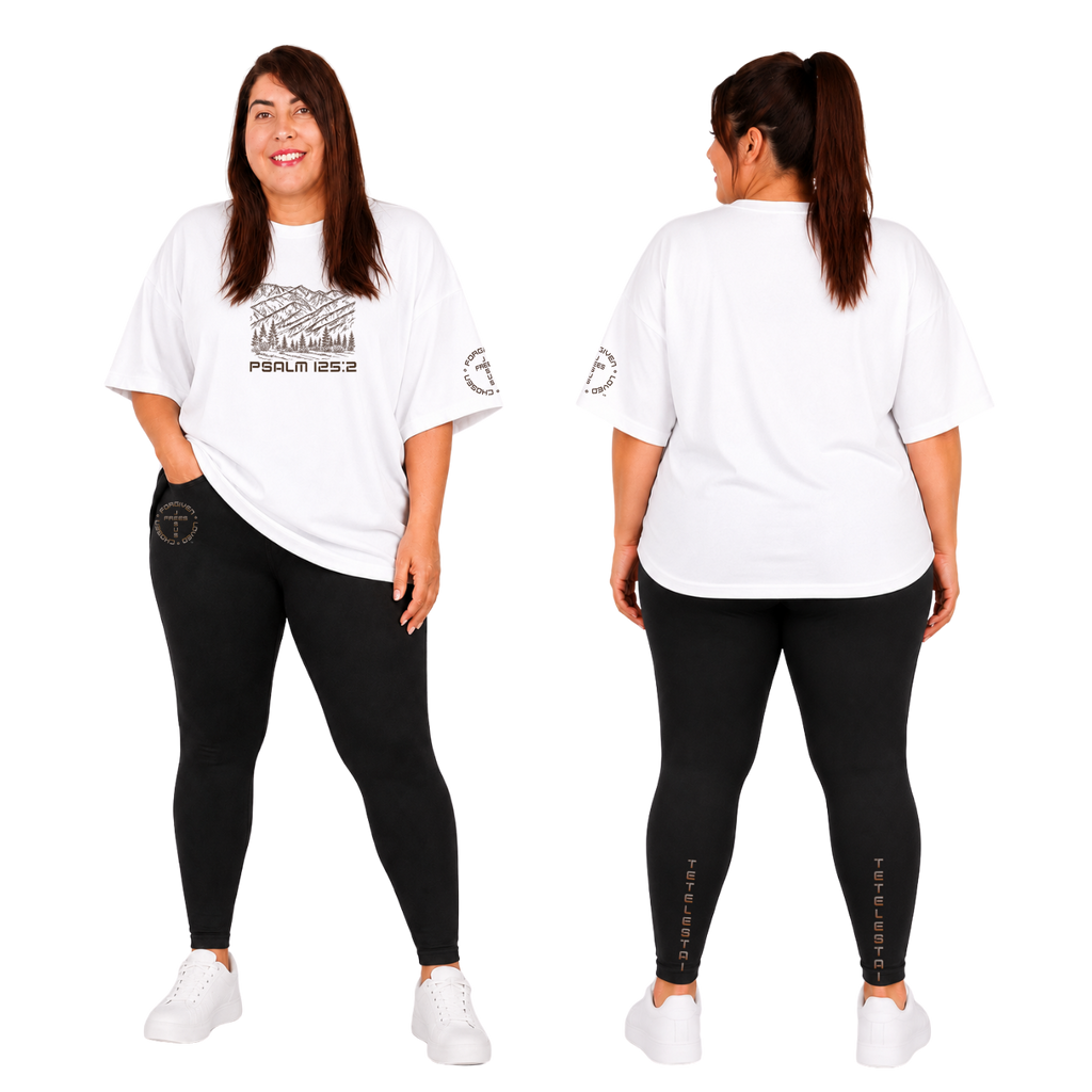 Jesus Frees - SICU Oversized Short Sleeve Women's Shirt - Font 49 Brown Montana