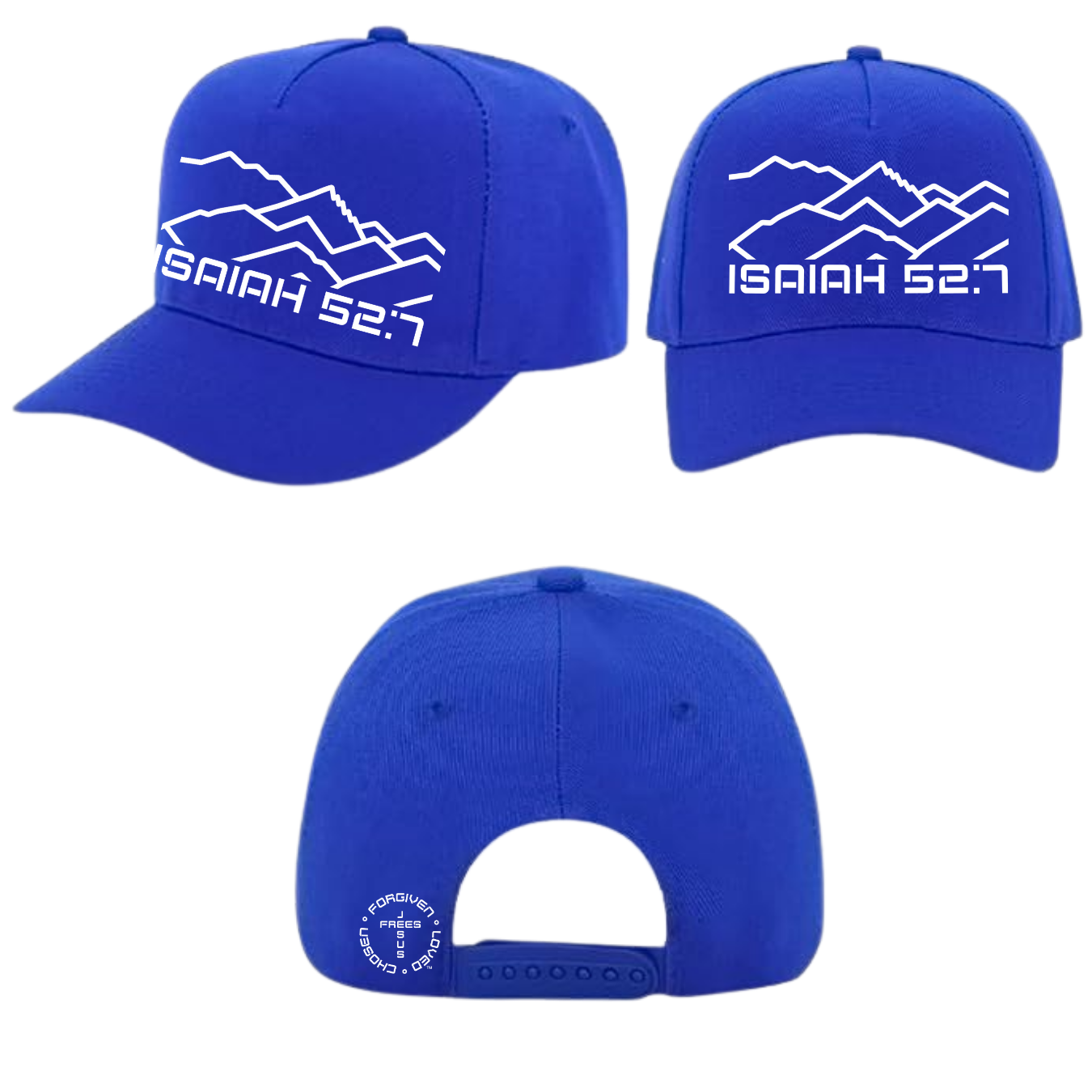 Jesus Frees - Baseball Caps for Men Women - Font 49 Montana Cartoon Style