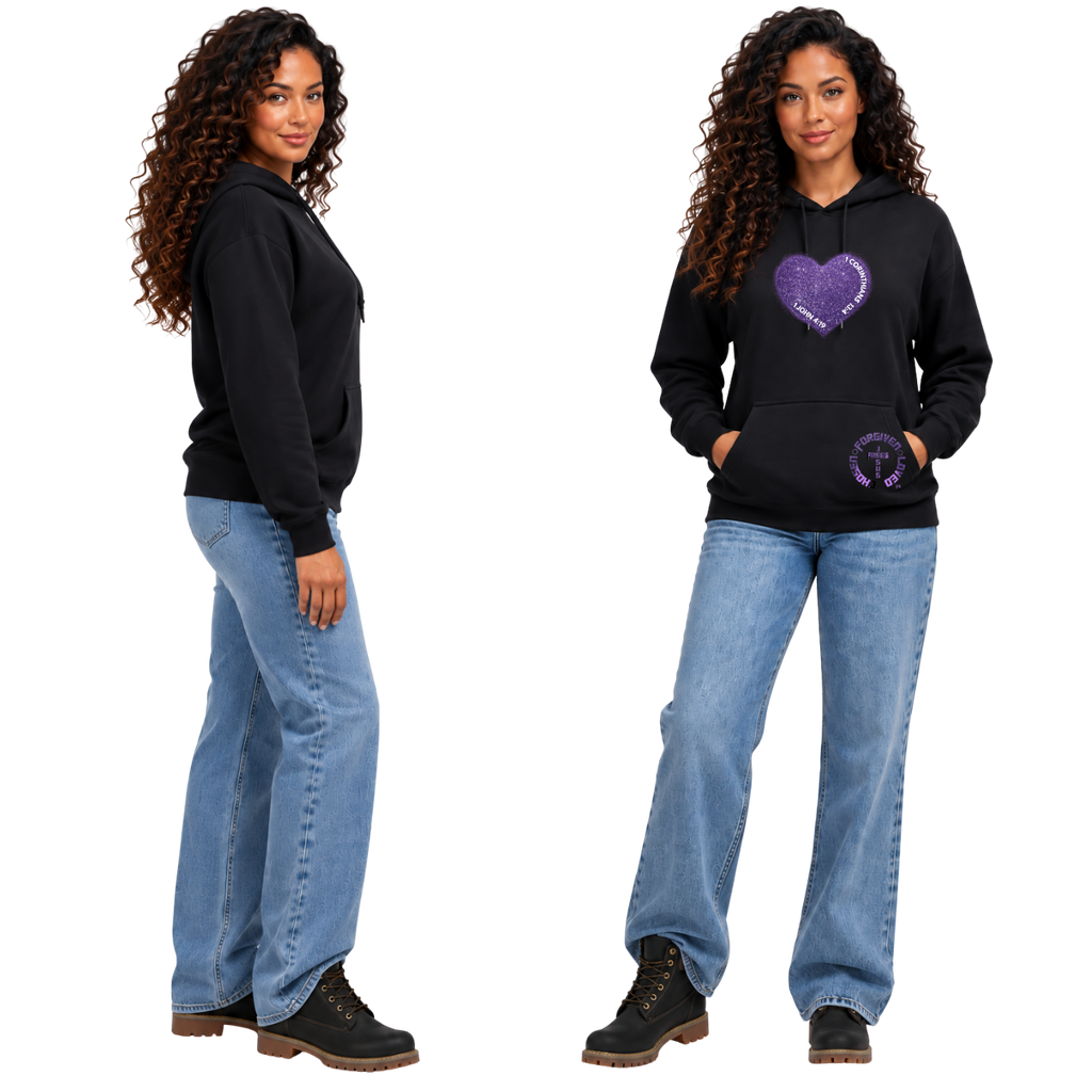 Jesus Frees™ Apparel | Women’s Scripture Hoodie | Hearts