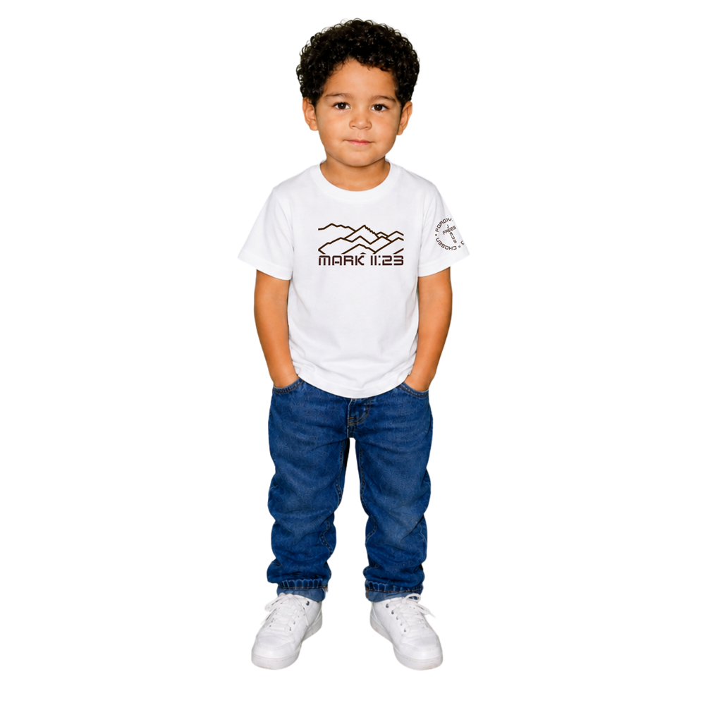 Jesus Frees - Kids 100% Cotton T-Shirts Boys - Montana Mountain Line
