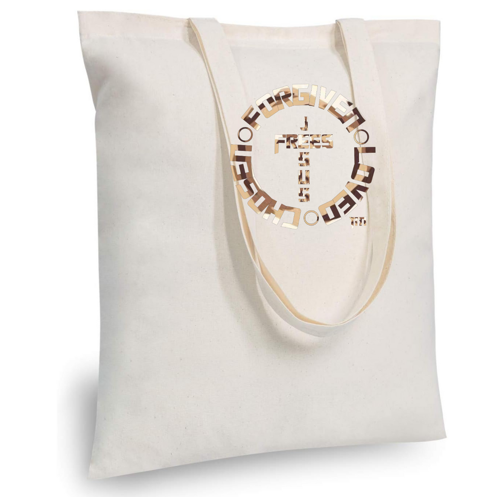 Jesus Frees - "Tote the Truth" - Font 153 Camo Sand