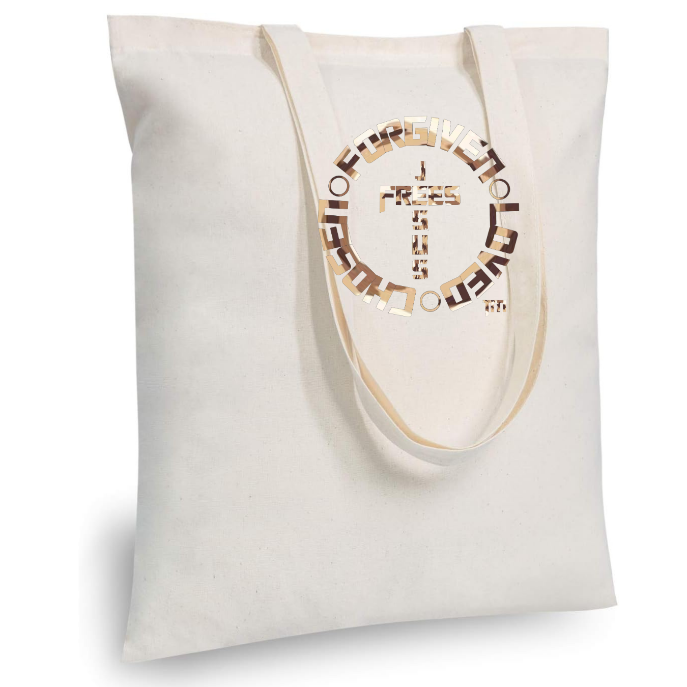 Jesus Frees - "Tote the Truth" - Font 153 Camo Sand