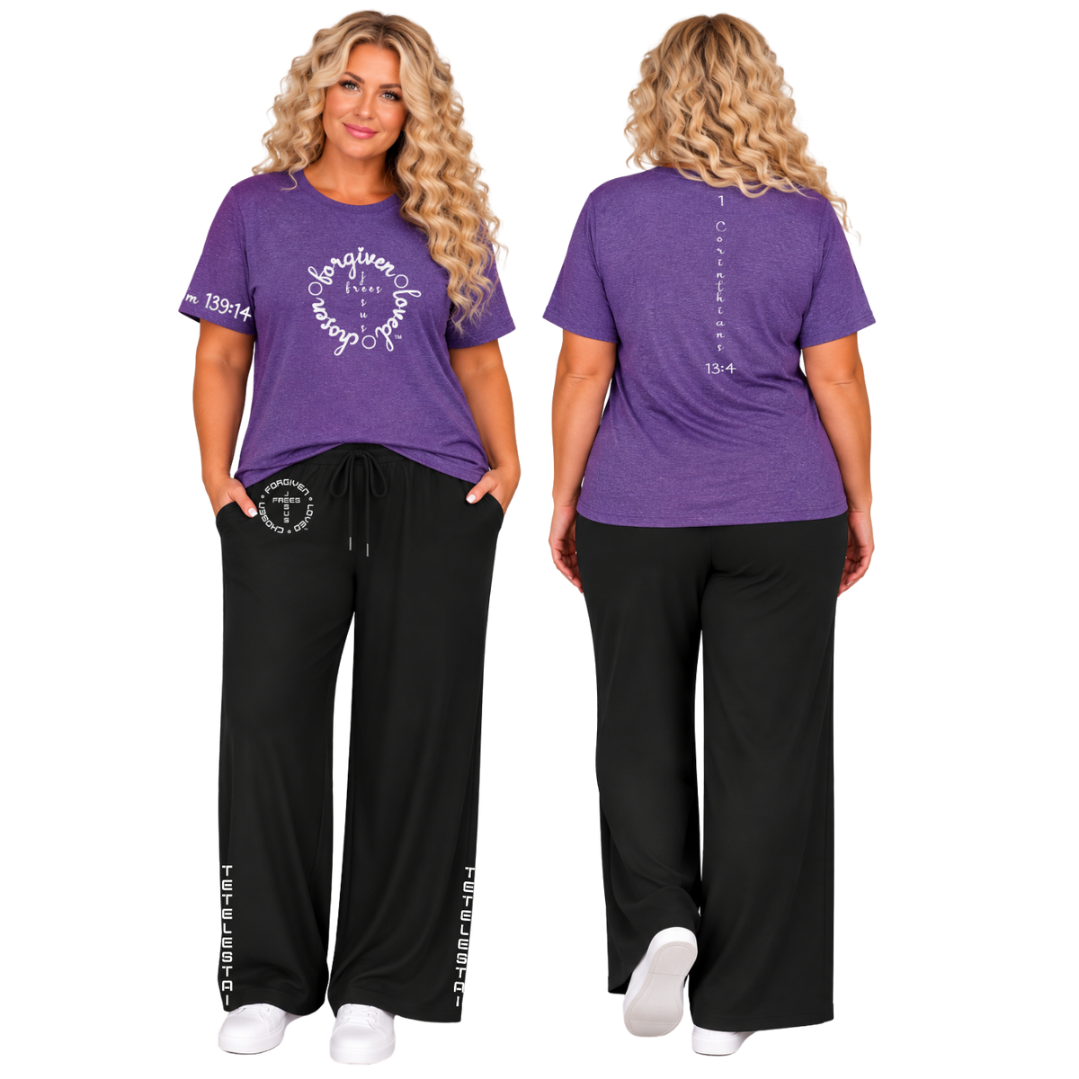 Jesus Frees™ Apparel | Women's Plus Size Scripture Shirt | MK