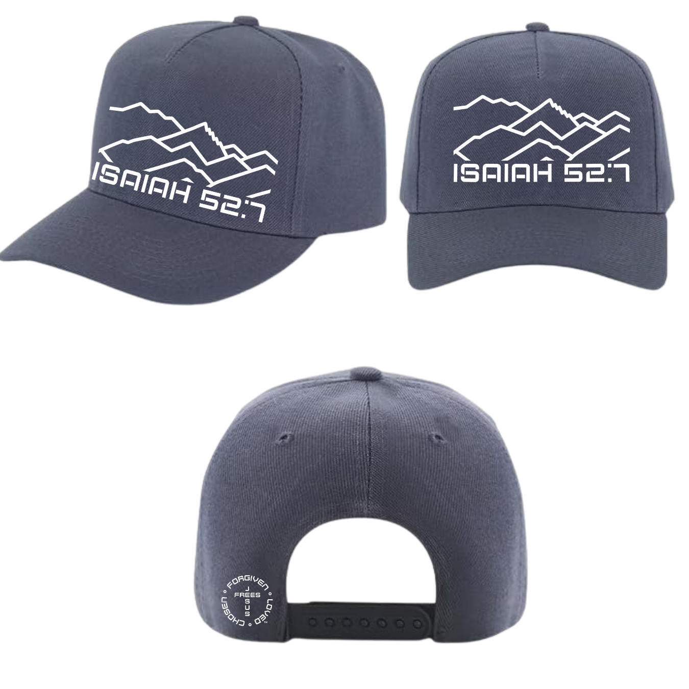 Jesus Frees - Baseball Caps for Men Women - Font 49 Montana Cartoon Style