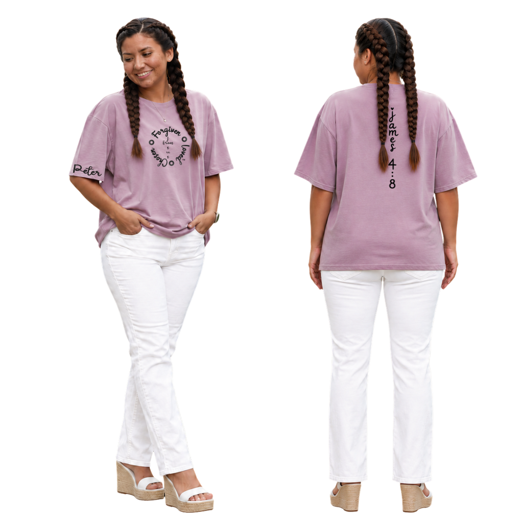 Jesus Frees - SICU Oversized Short Sleeve Women's Shirt - Font 223 Black