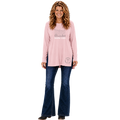 Jesus Frees™ Apparel | Women's Oversized Montana Mountain Tunic | Faith Can Move Mountains