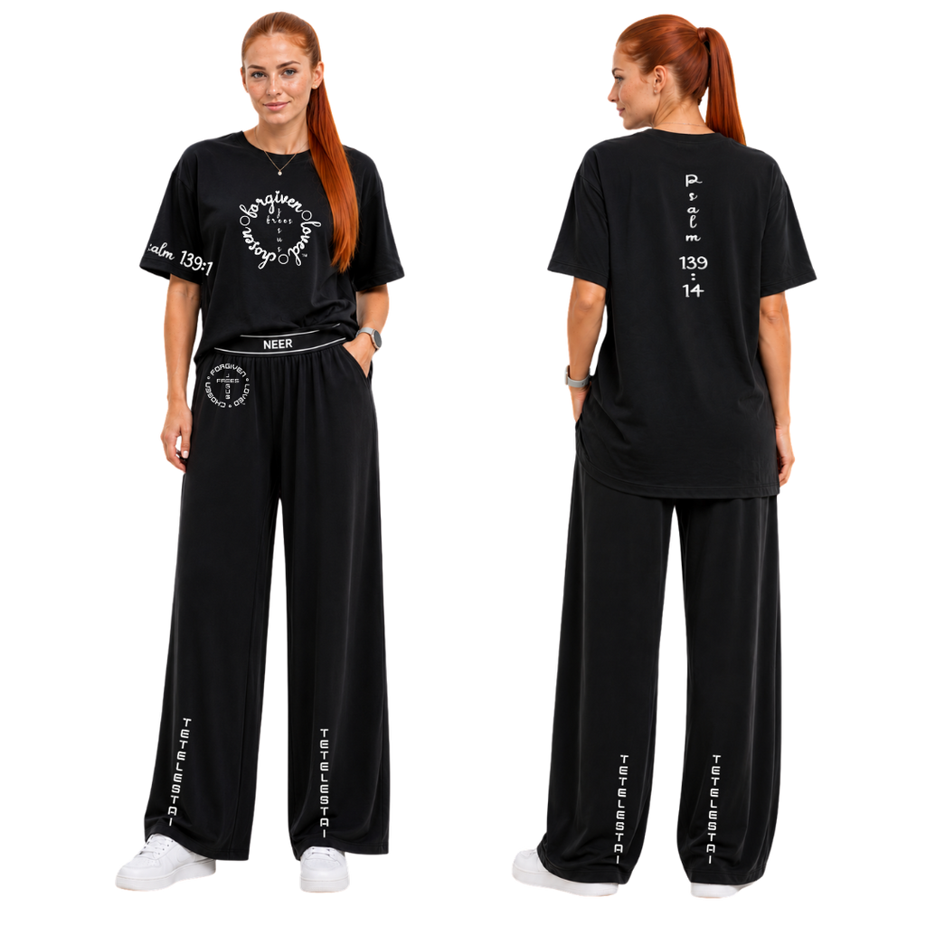 Jesus Frees - SICU Oversized Short Sleeve Women's Shirt - Font 223 White