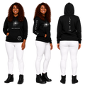 Jesus Frees | AE French Terry Pullover Hoodie | Font 303 Star of Bethlehem