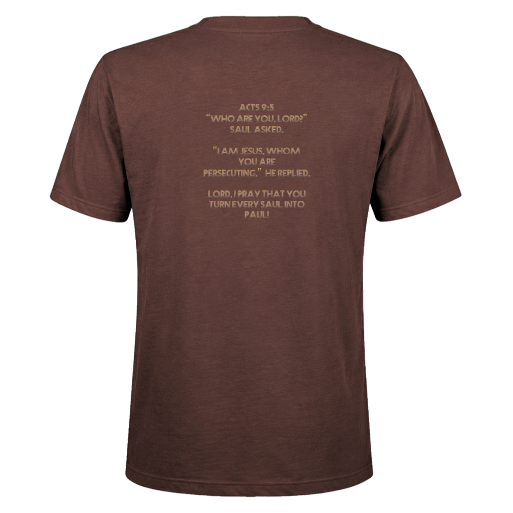 KINGSTED MEN'S T-SHIRT - ACTS 9:5 LIMITED EDITION, FOR THE COURAGES ONES!