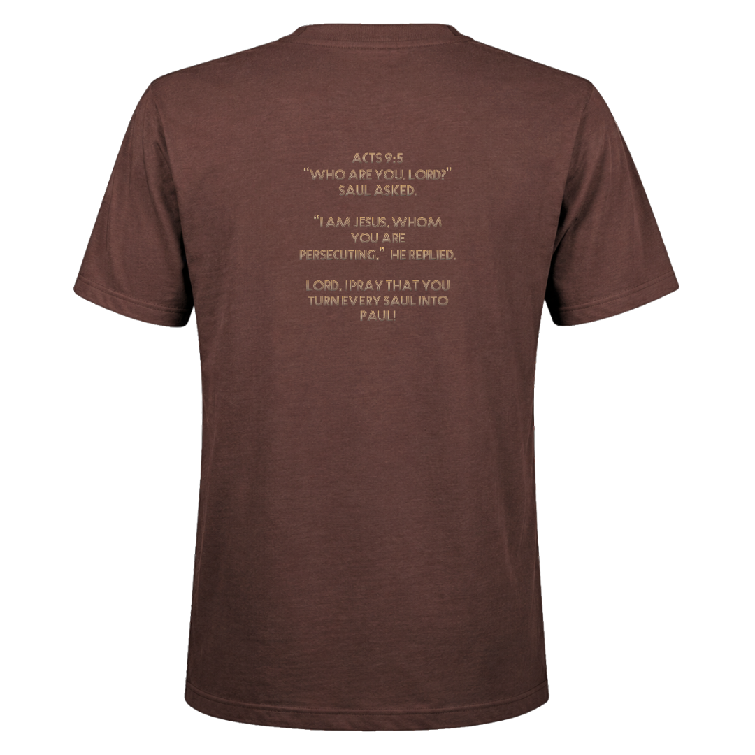 KINGSTED MEN'S T-SHIRT - ACTS 9:5 LIMITED EDITION, FOR THE COURAGES ONES!