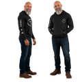 Jesus Frees Apparel Men's Christian Mesh Hoodie Black Font 49 White John 3:16 Scripture UPF 50 Kangaroo Pocket