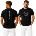 Jesus Frees - G20 Black Ultra Cotton Men's T-Shirt - Font 49 White