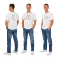 Jesus Frees - G64 Soft Style White Cotton Men's T-Shirt - 7 Deadly Sins