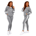 Jesus Frees™ Apparel | Women's Gray Long Sleeve Scripture Shirt | 49 Gray