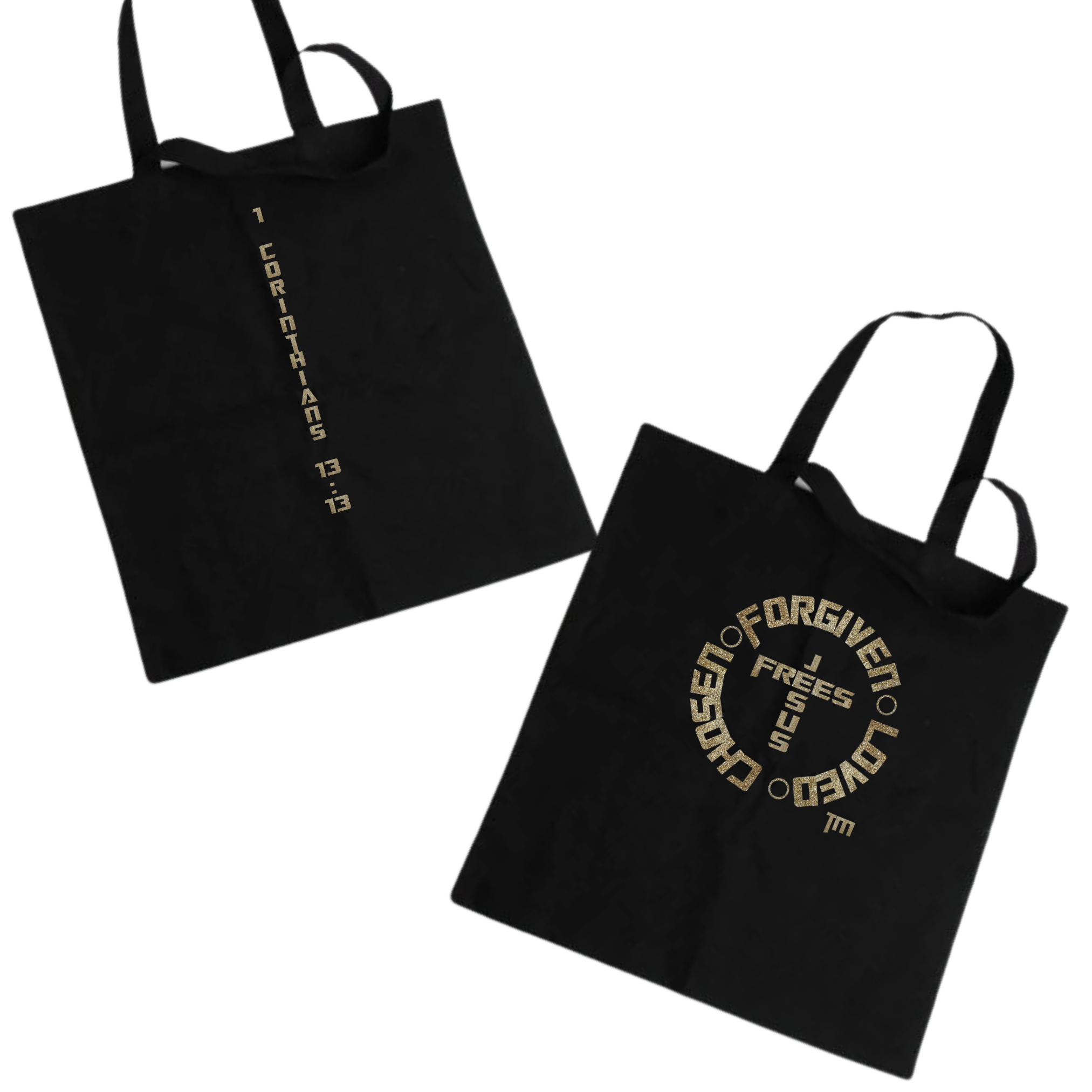 Jesus Frees - "Tote the Truth" - Font 153 Gold