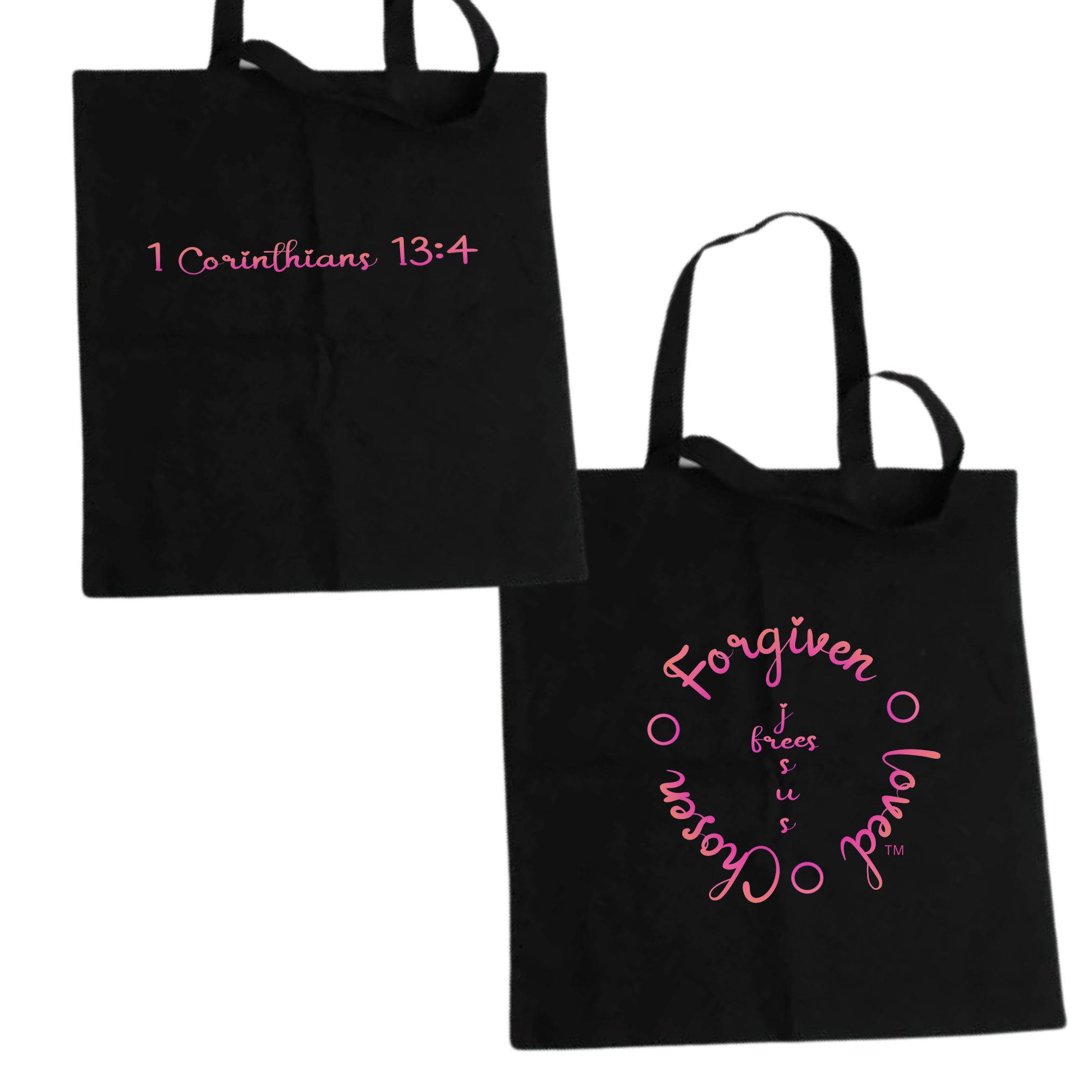 Jesus Frees - "Tote the Truth" - Font 223 Fuchsia