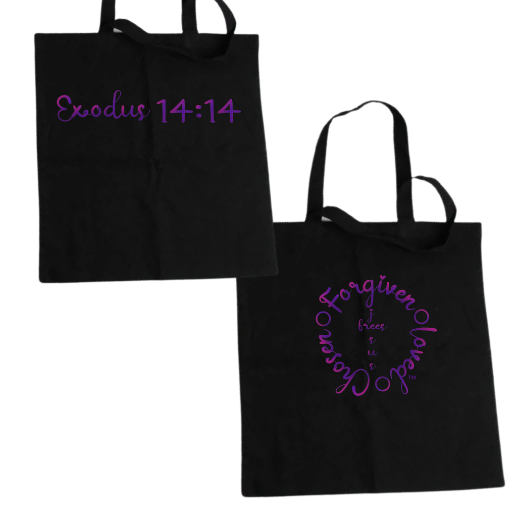 Jesus Frees - "Tote the Truth" - Font 223 Purple