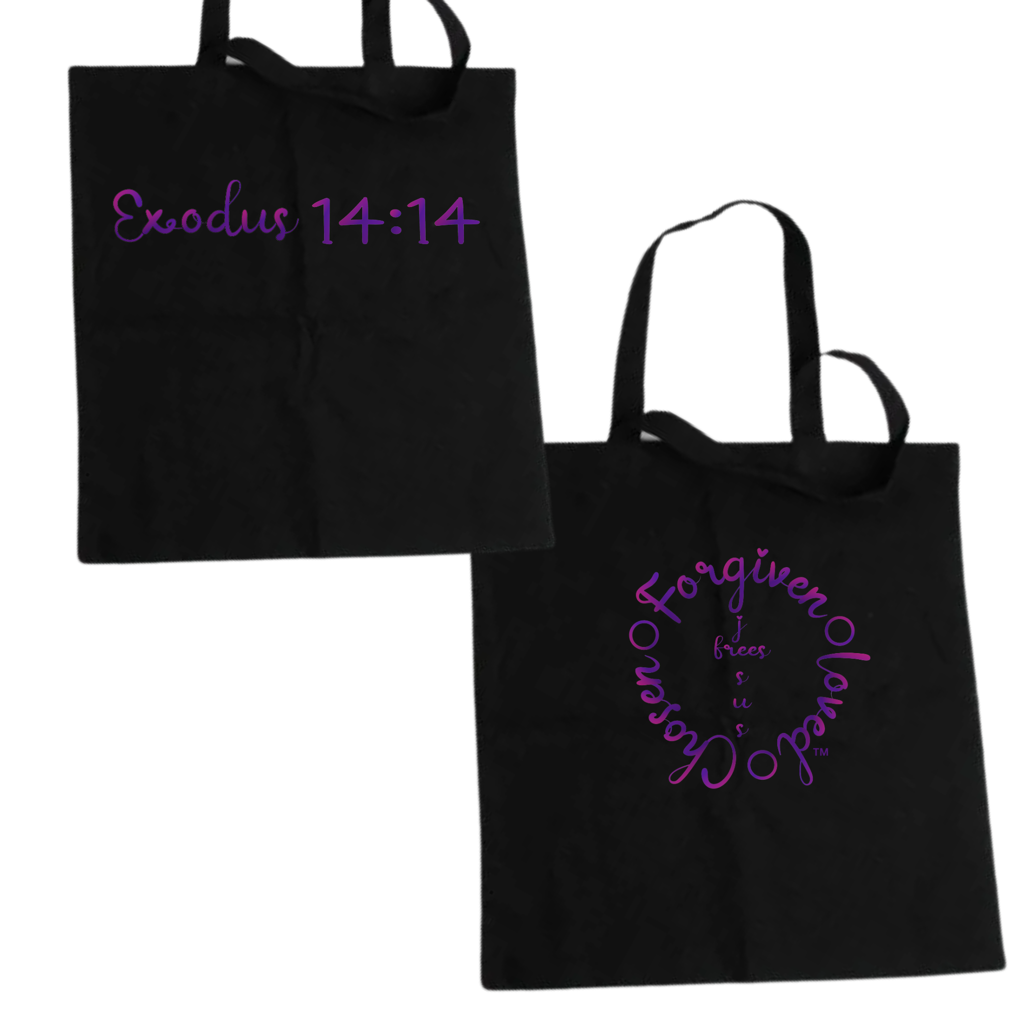 Jesus Frees - "Tote the Truth" - Font 223 Purple