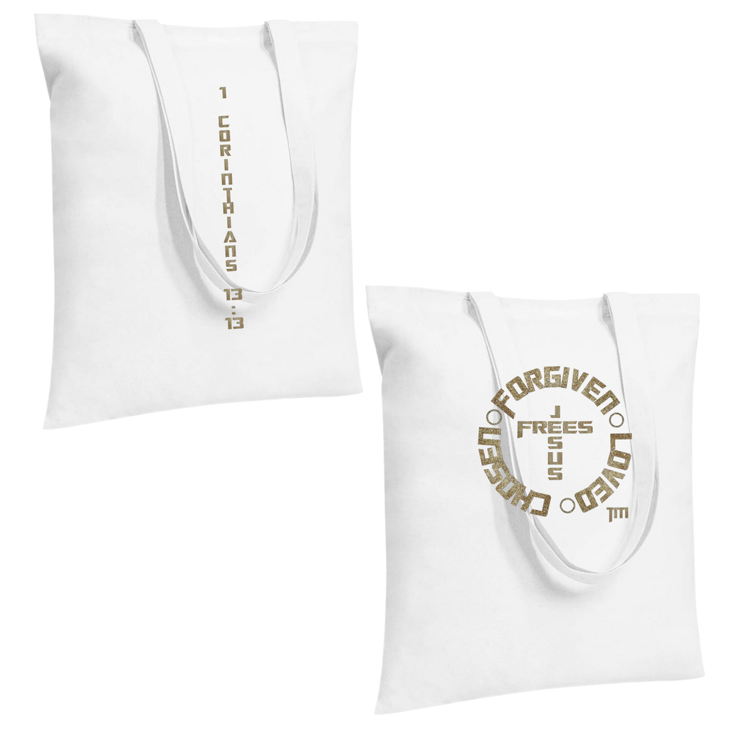 Jesus Frees - "Tote the Truth" - Font 153 Gold