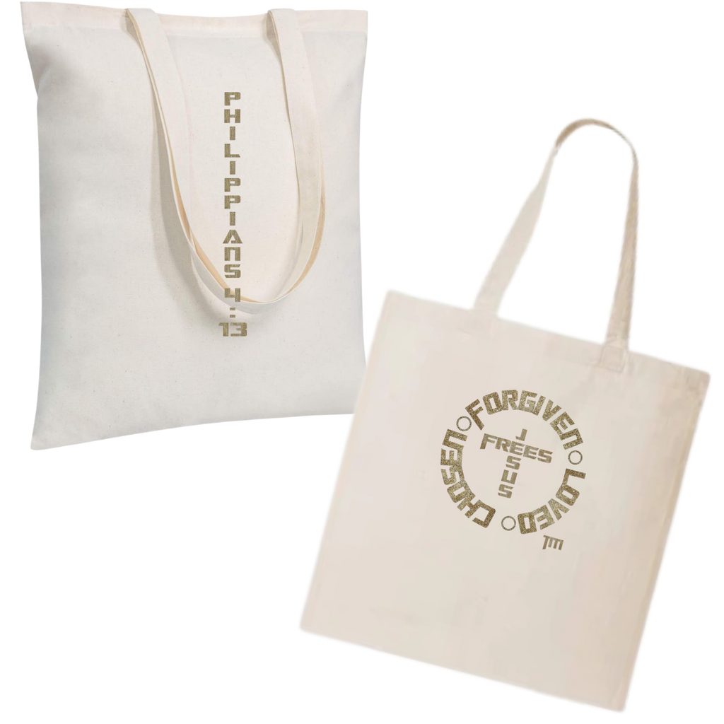 Jesus Frees - "Tote the Truth" - Font 153 Gold