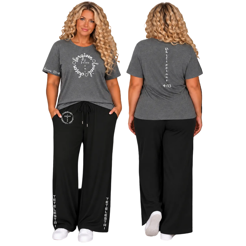 Jesus Frees™ Apparel | Women's Plus Size Scripture Shirt | MK