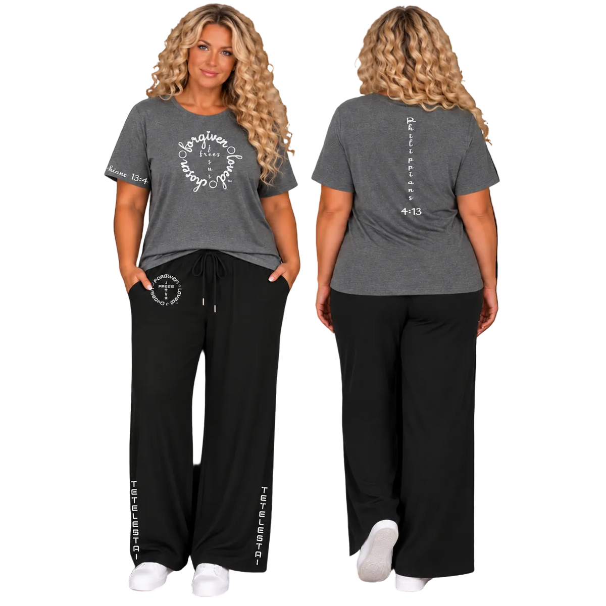 Jesus Frees™ Apparel | Women's Plus Size Scripture Shirt | MK